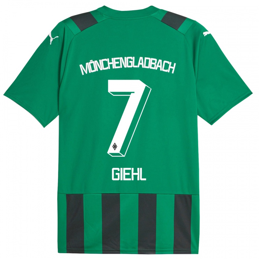 Mujer Camiseta Madita Giehl #7 Verde Negro 2ª Equipación 2023/24 La Camisa Perú