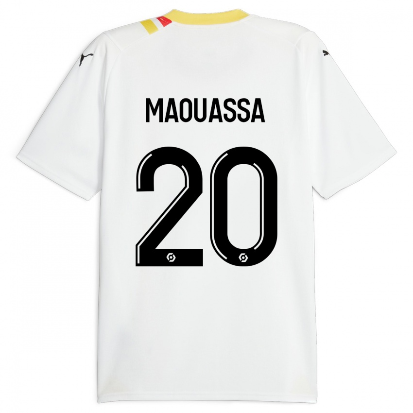 Mujer Camiseta Faitout Maouassa #20 Negro 2ª Equipación 2023/24 La Camisa Perú