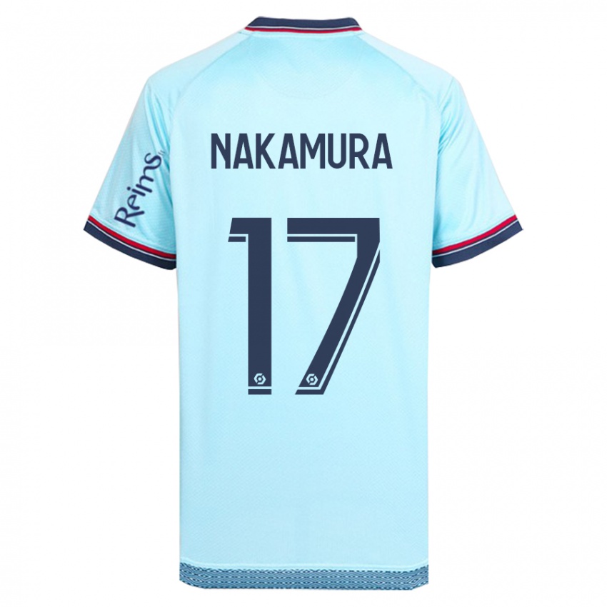 Mujer Camiseta Keito Nakamura #17 Cielo Azul 2ª Equipación 2023/24 La Camisa Perú