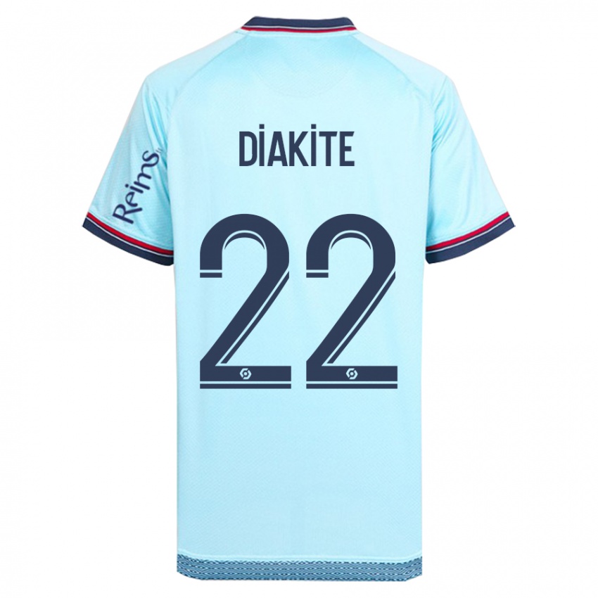 Mujer Camiseta Oumar Diakité #22 Cielo Azul 2ª Equipación 2023/24 La Camisa Perú