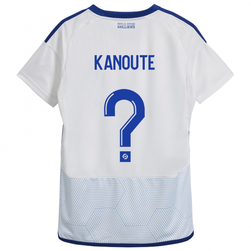 Mujer Camiseta Mahamadou Kanouté #0 Blanco 2ª Equipación 2023/24 La Camisa Perú