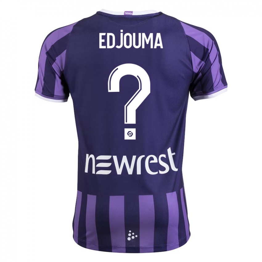 Mujer Camiseta Noah Edjouma #0 Morado 2ª Equipación 2023/24 La Camisa Perú