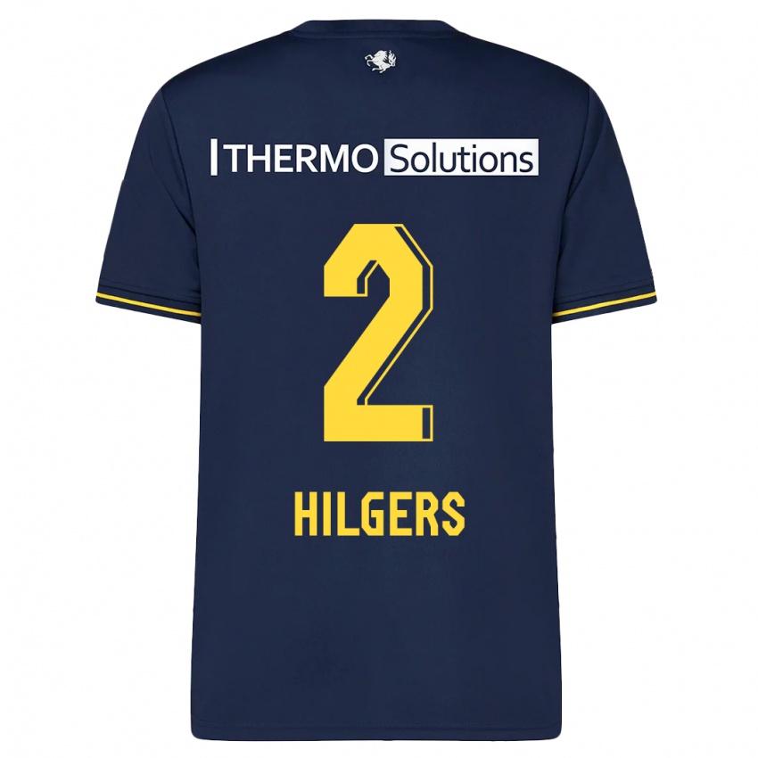 Mujer Camiseta Mees Hilgers #2 Armada 2ª Equipación 2023/24 La Camisa Perú