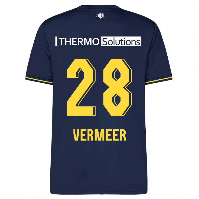 Mujer Camiseta Sofie Rianne Vermeer #28 Armada 2ª Equipación 2023/24 La Camisa Perú