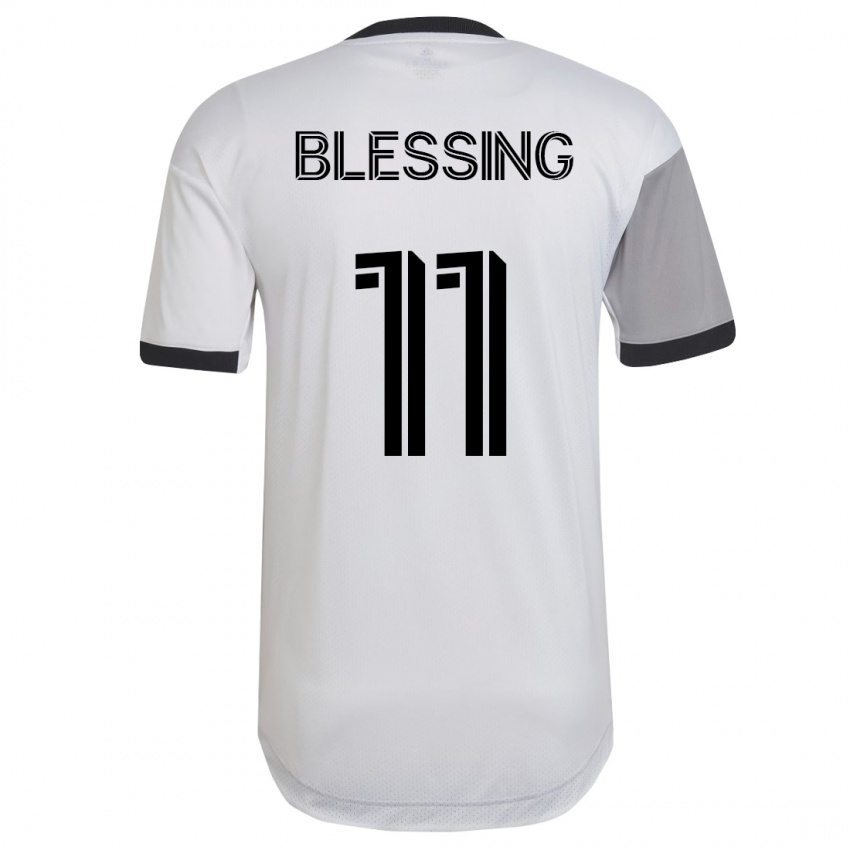 Mujer Camiseta Latif Blessing #11 Blanco 2ª Equipación 2023/24 La Camisa Perú