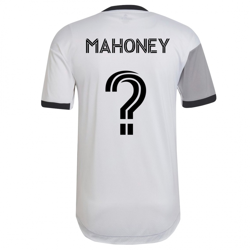 Mujer Camiseta Adrian Mahoney #0 Blanco 2ª Equipación 2023/24 La Camisa Perú