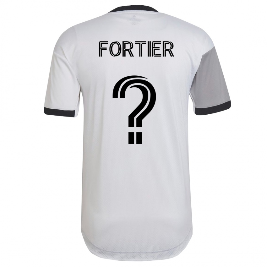 Mujer Camiseta Tim Fortier #0 Blanco 2ª Equipación 2023/24 La Camisa Perú