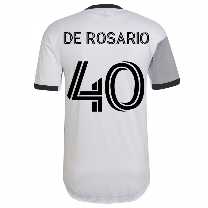 Mujer Camiseta Adisa De Rosario #40 Blanco 2ª Equipación 2023/24 La Camisa Perú