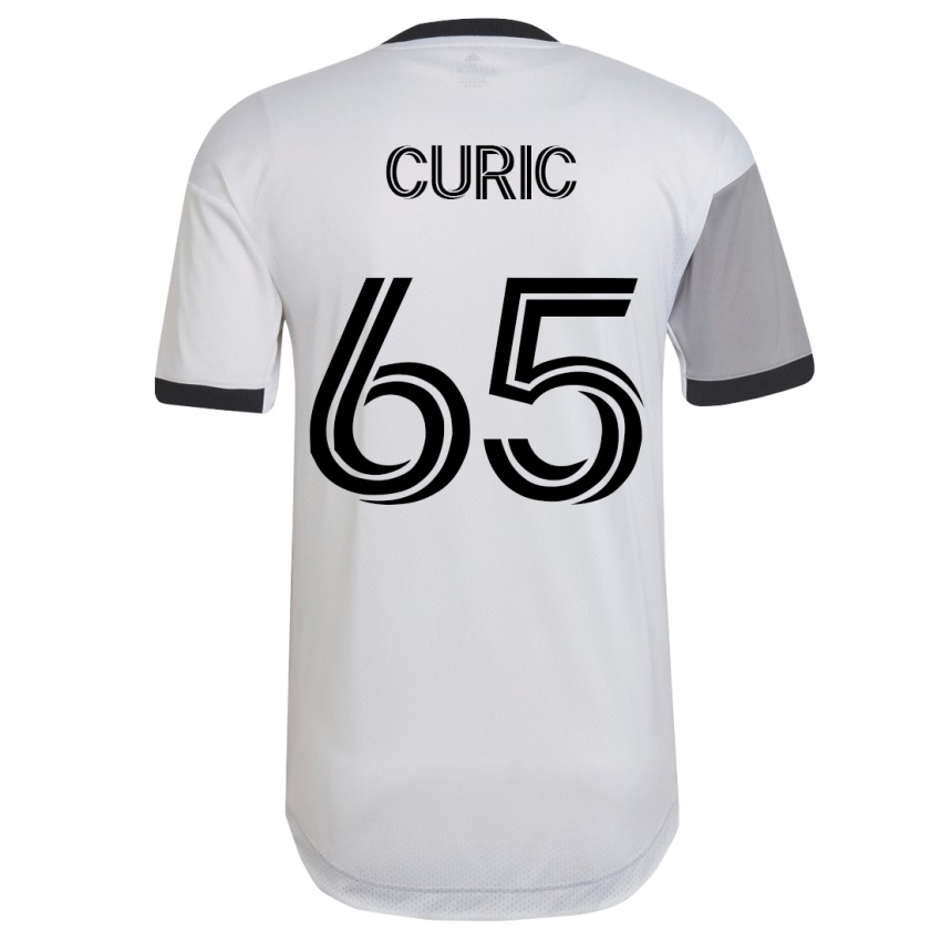 Mujer Camiseta Antony Curic #65 Blanco 2ª Equipación 2023/24 La Camisa Perú