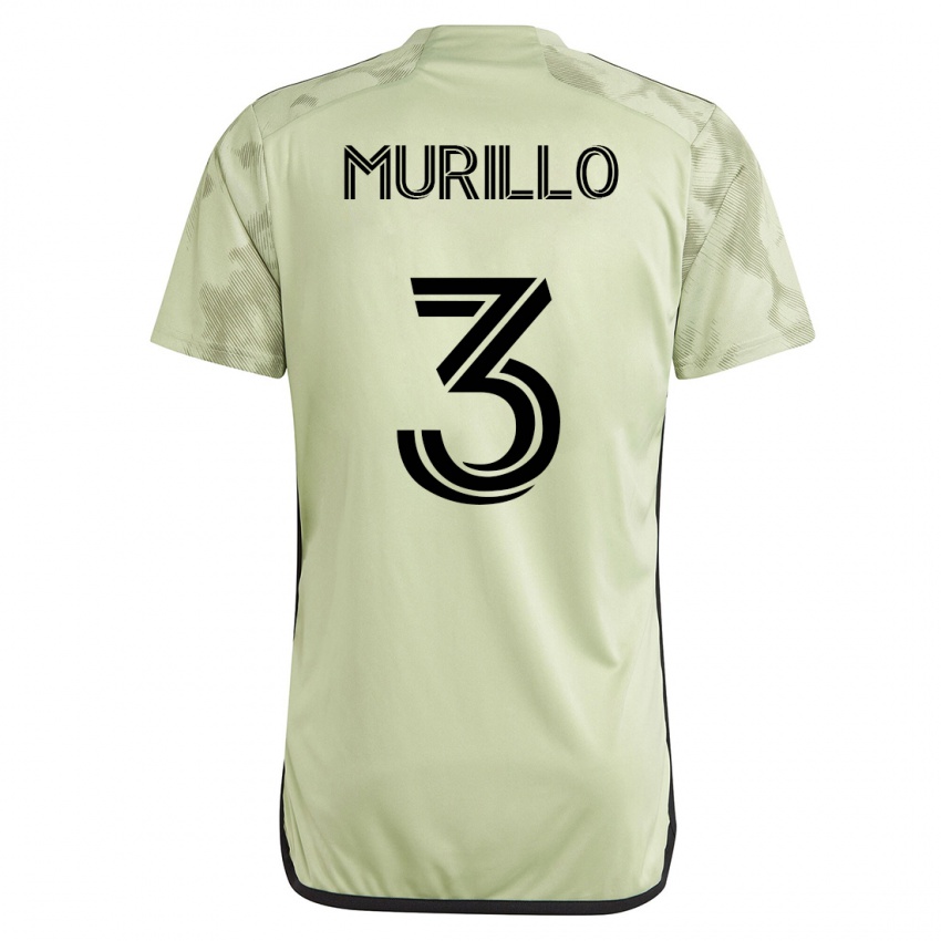 Mujer Camiseta Jesús Murillo #3 Verde 2ª Equipación 2023/24 La Camisa Perú