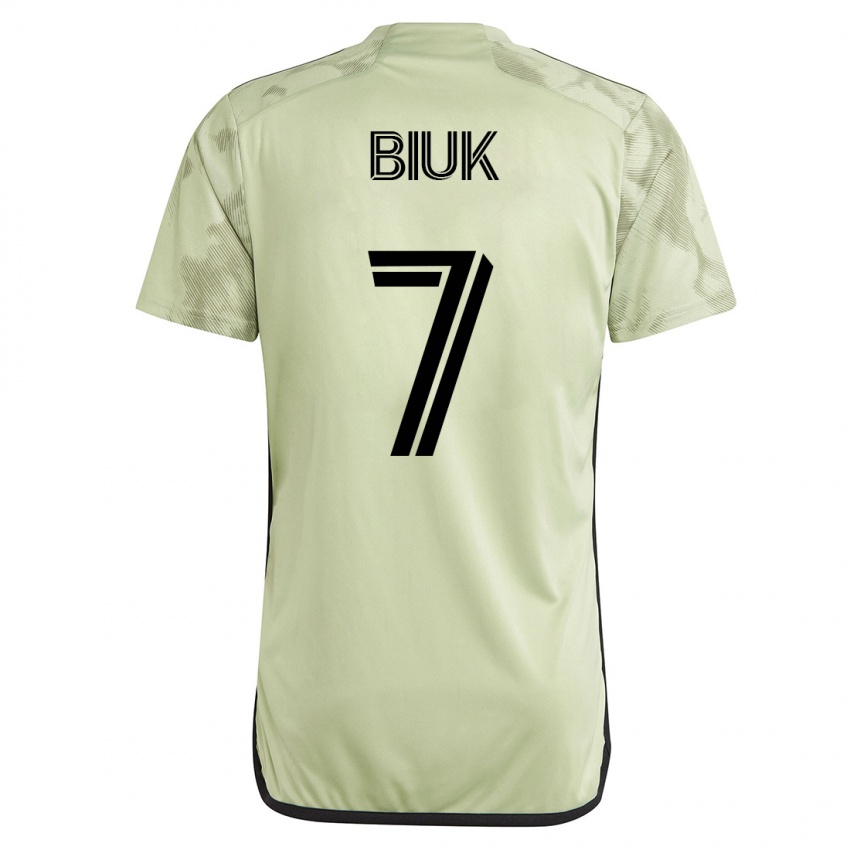 Mujer Camiseta Stipe Biuk #7 Verde 2ª Equipación 2023/24 La Camisa Perú