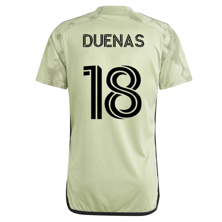 Mujer Camiseta Érik Dueñas #18 Verde 2ª Equipación 2023/24 La Camisa Perú