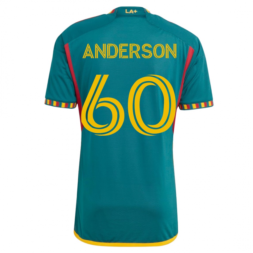 Mujer Camiseta Nolan Anderson #60 Verde 2ª Equipación 2023/24 La Camisa Perú