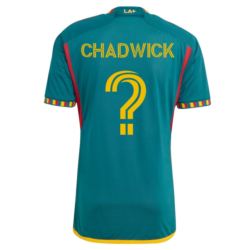 Mujer Camiseta Edward Chadwick #0 Verde 2ª Equipación 2023/24 La Camisa Perú