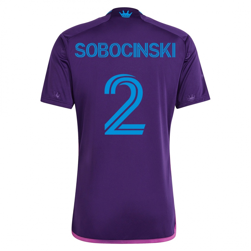 Mujer Camiseta Jan Sobocinski #2 Violeta 2ª Equipación 2023/24 La Camisa Perú