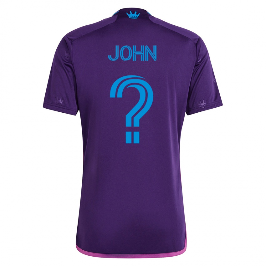 Mujer Camiseta Aron John #0 Violeta 2ª Equipación 2023/24 La Camisa Perú