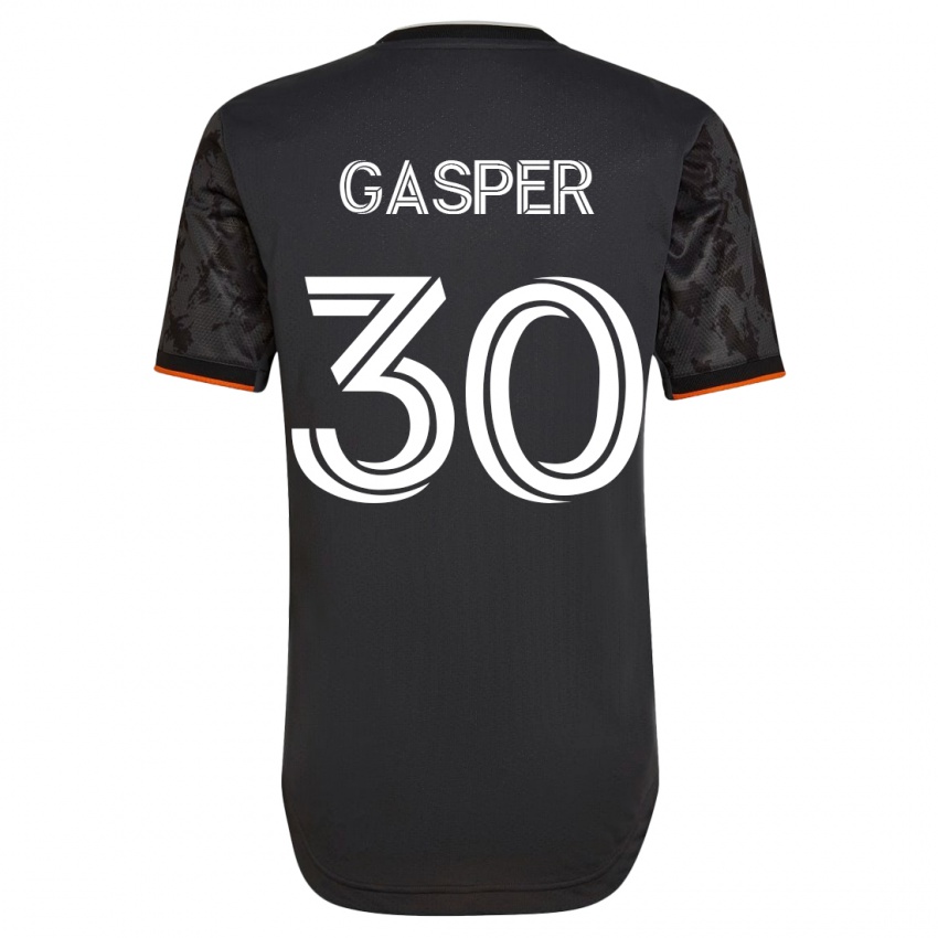 Mujer Camiseta Chase Gasper #30 Negro 2ª Equipación 2023/24 La Camisa Perú