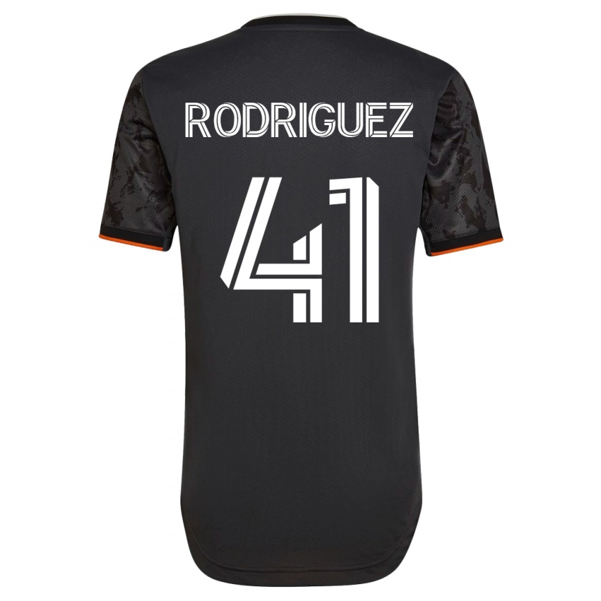 Mujer Camiseta Sebastian Rodriguez #41 Negro 2ª Equipación 2023/24 La Camisa Perú