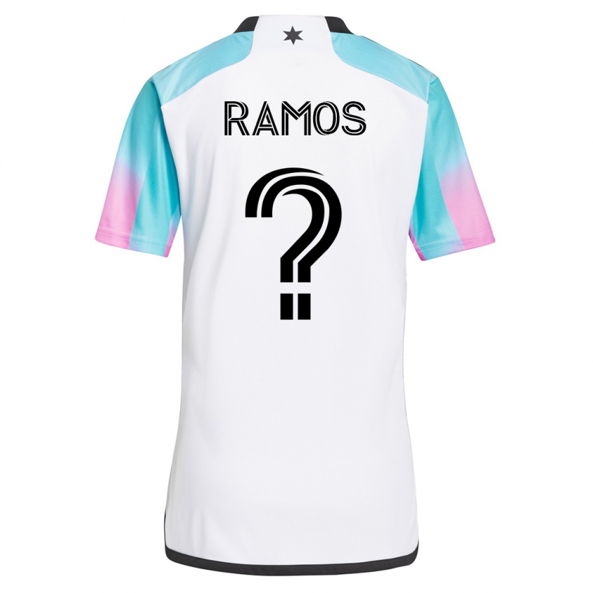 Mujer Camiseta Jason Ramos #0 Blanco 2ª Equipación 2023/24 La Camisa Perú