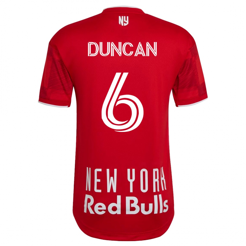 Mujer Camiseta Kyle Duncan #6 Beige-Dorado 2ª Equipación 2023/24 La Camisa Perú