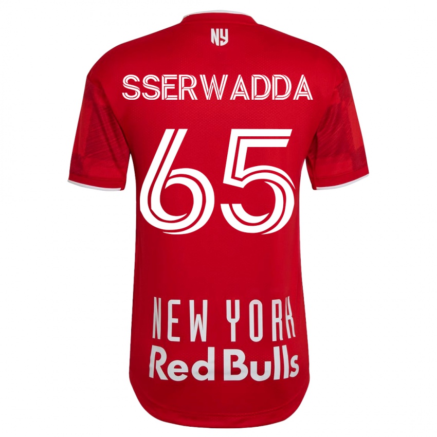 Mujer Camiseta Steven Sserwadda #65 Beige-Dorado 2ª Equipación 2023/24 La Camisa Perú
