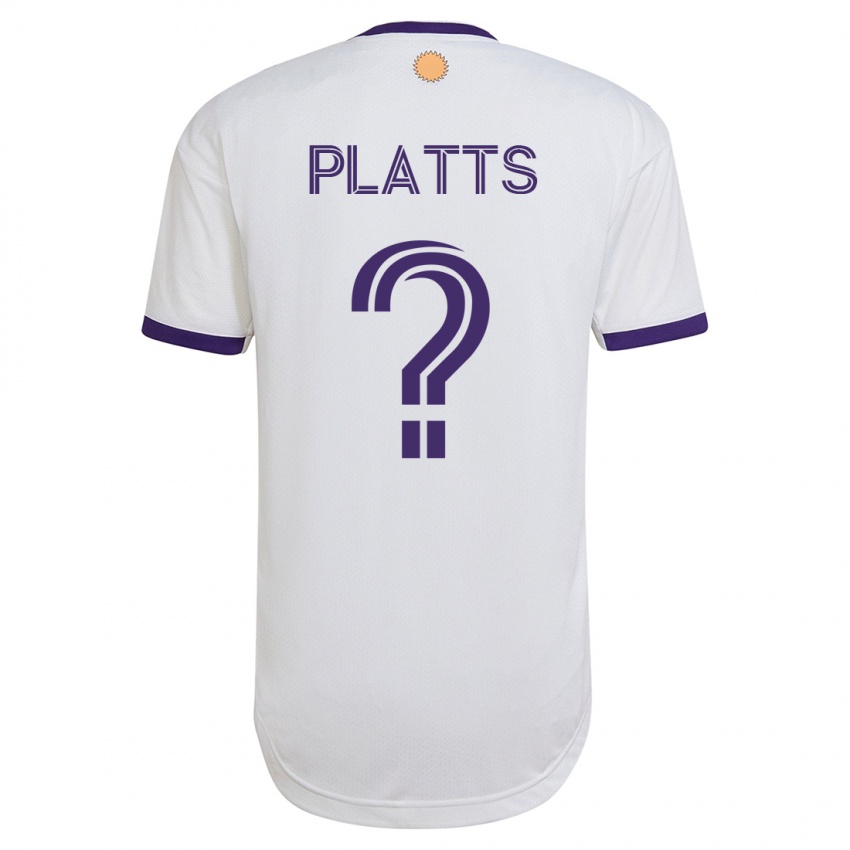 Mujer Camiseta Shawn Platts #0 Blanco 2ª Equipación 2023/24 La Camisa Perú