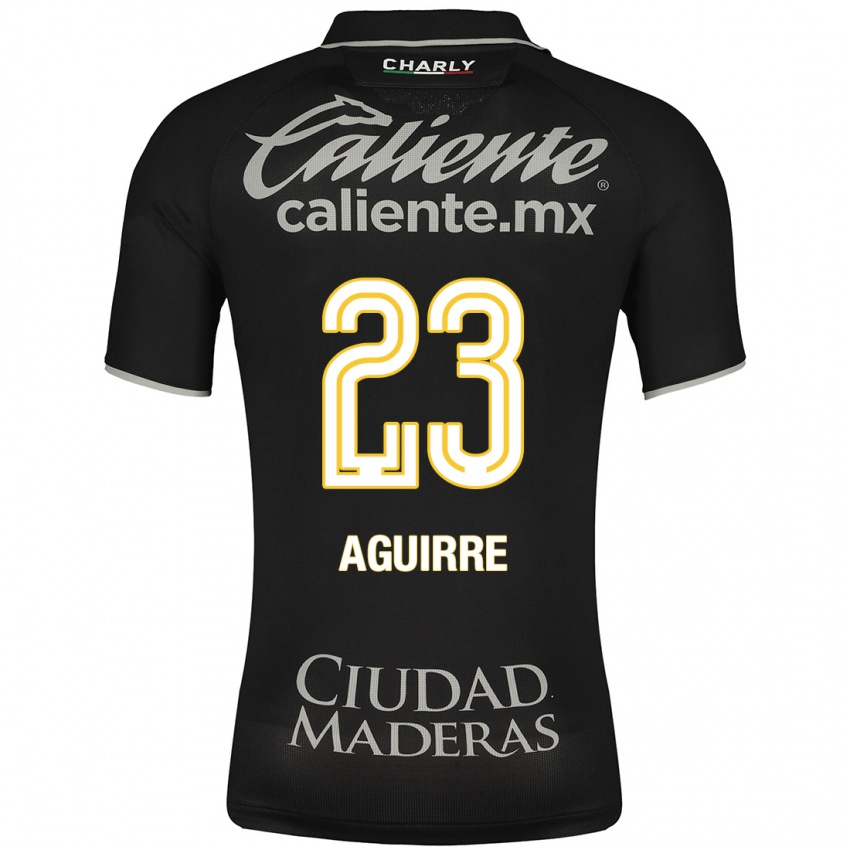 Mujer Camiseta Zoe Aguirre #23 Negro 2ª Equipación 2023/24 La Camisa Perú