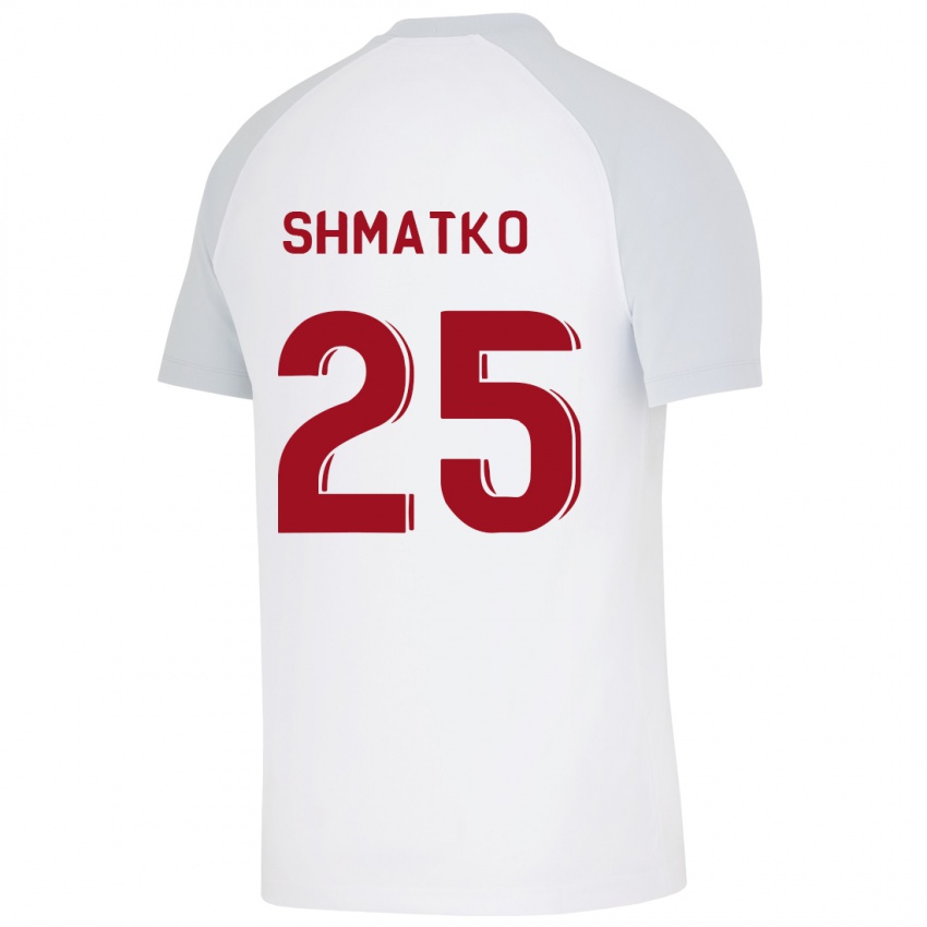 Mujer Camiseta Lyubov Shmatko #25 Blanco 2ª Equipación 2023/24 La Camisa Perú