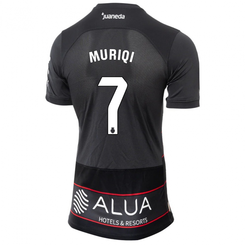Mujer Camiseta Vedat Muriqi #7 Negro 2ª Equipación 2023/24 La Camisa Perú