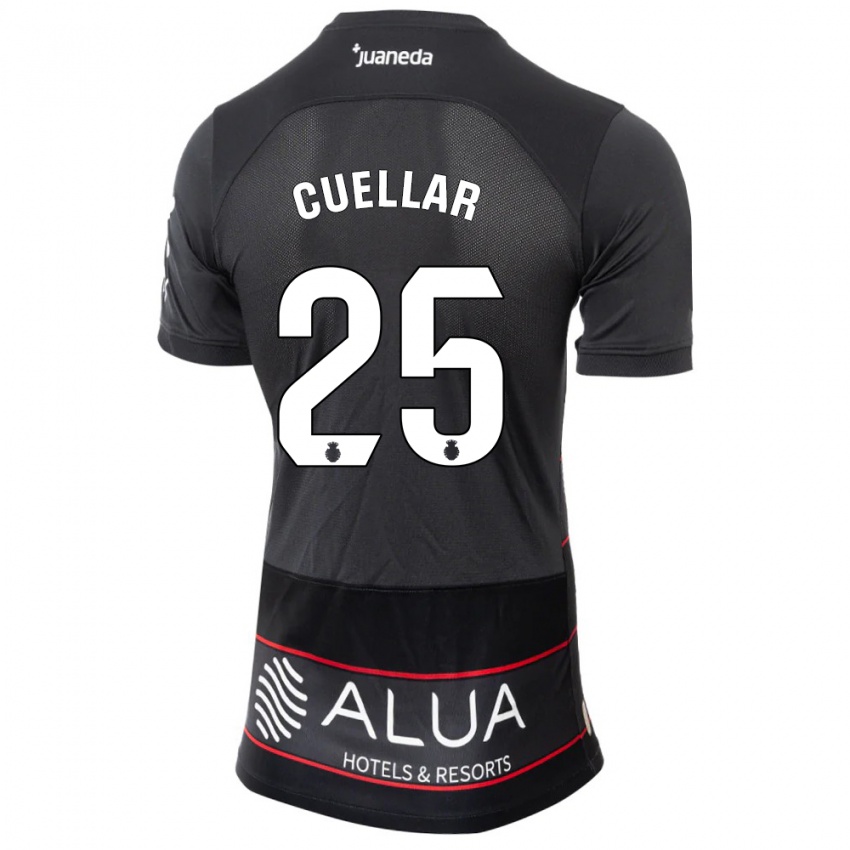 Mujer Camiseta Iván Cuéllar #25 Negro 2ª Equipación 2023/24 La Camisa Perú