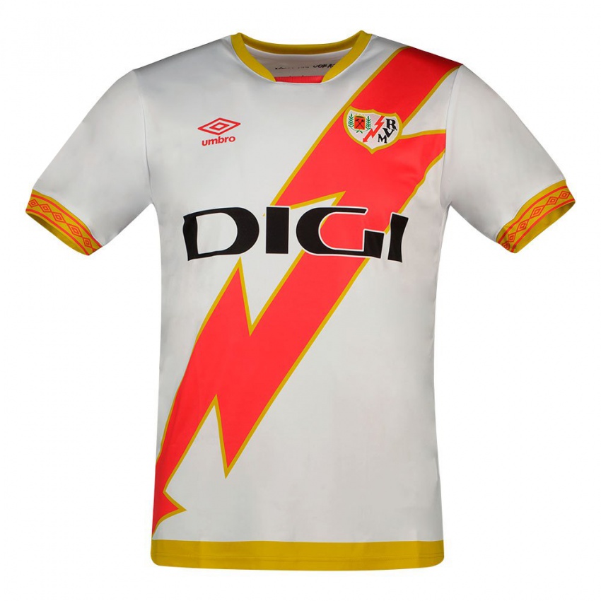 Niño Camiseta David Viega #20 Blanco 1ª Equipación 2023/24 La Camisa Perú