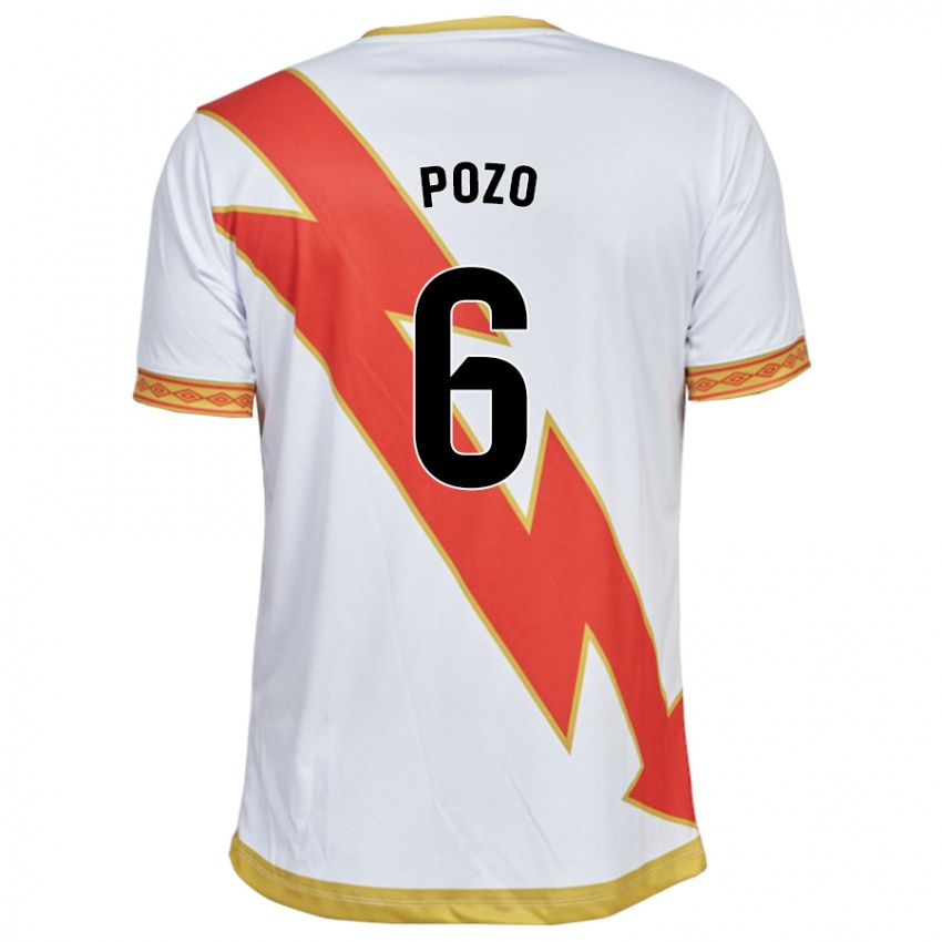 Niño Camiseta José Pozo #6 Blanco 1ª Equipación 2023/24 La Camisa Perú