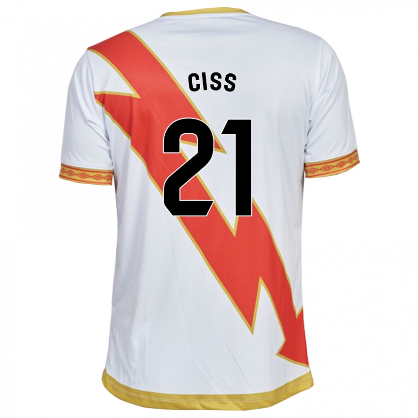 Niño Camiseta Pathé Ciss #21 Blanco 1ª Equipación 2023/24 La Camisa Perú