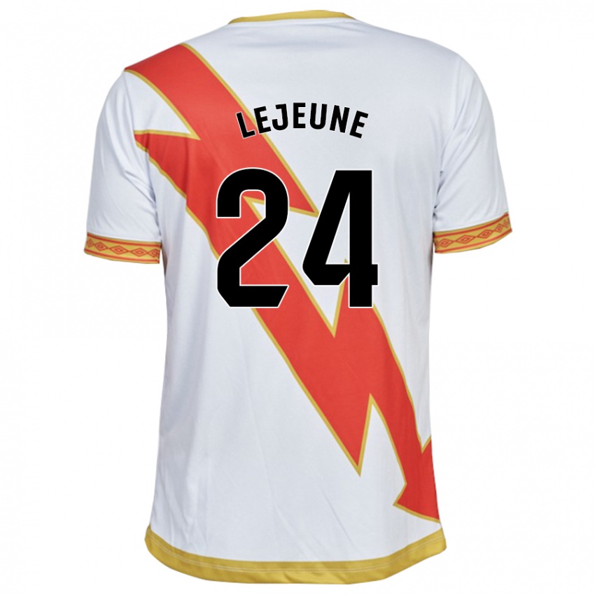 Niño Camiseta Florian Lejeune #24 Blanco 1ª Equipación 2023/24 La Camisa Perú