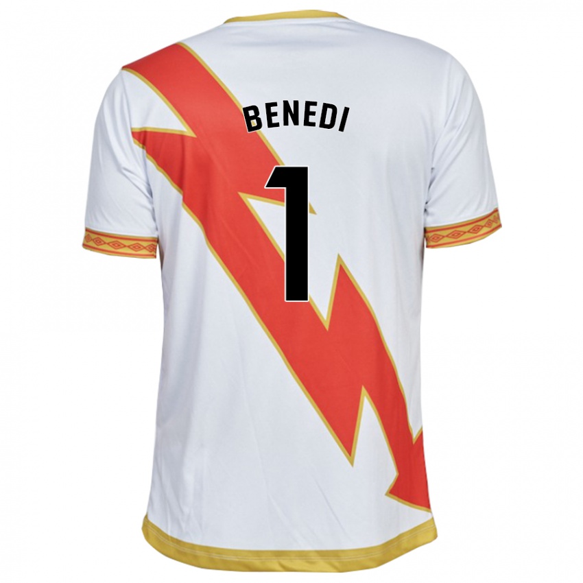 Niño Camiseta Miguel Benedi #1 Blanco 1ª Equipación 2023/24 La Camisa Perú