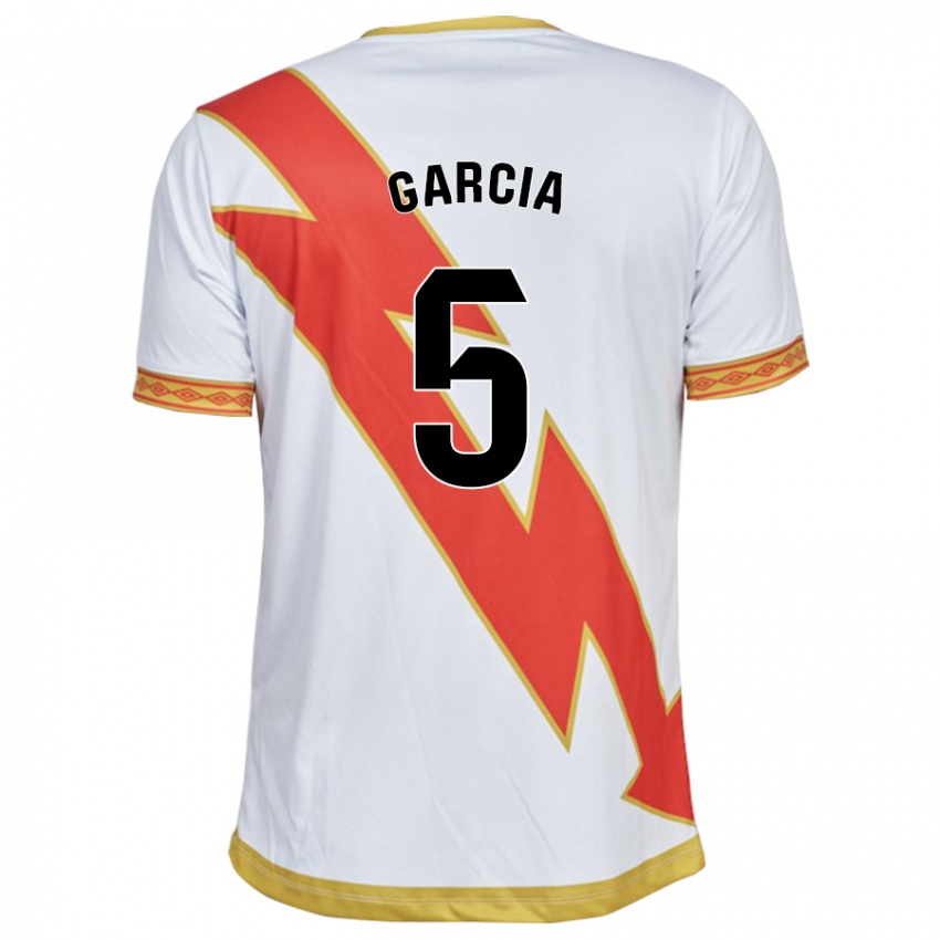 Niño Camiseta Miguel García #5 Blanco 1ª Equipación 2023/24 La Camisa Perú