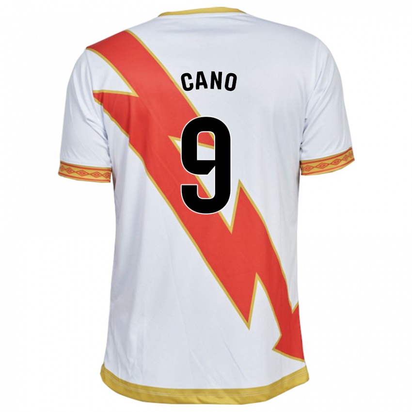 Niño Camiseta Joselu Cano #9 Blanco 1ª Equipación 2023/24 La Camisa Perú