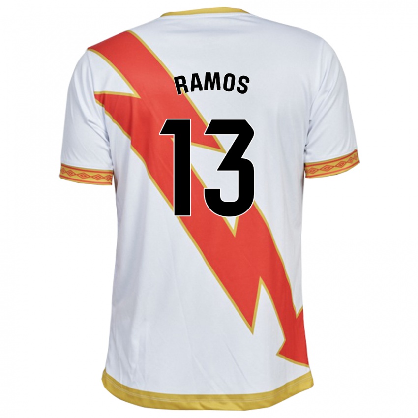 Niño Camiseta Mario Ramos #13 Blanco 1ª Equipación 2023/24 La Camisa Perú