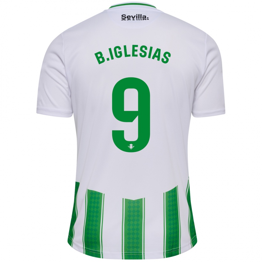 Niño Camiseta Borja Iglesias #9 Blanco 1ª Equipación 2023/24 La Camisa Perú