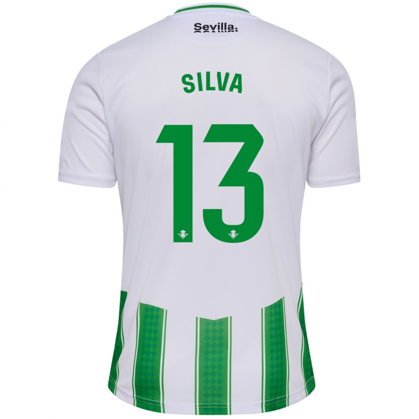 Niño Camiseta Rui Silva #13 Blanco 1ª Equipación 2023/24 La Camisa Perú