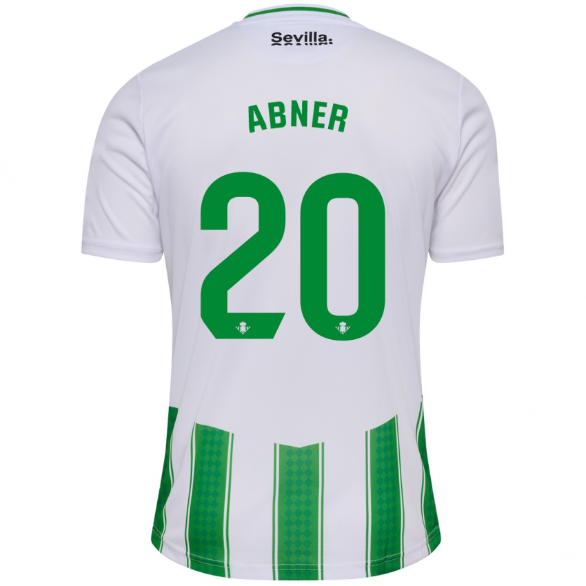 Niño Camiseta Abner #20 Blanco 1ª Equipación 2023/24 La Camisa Perú