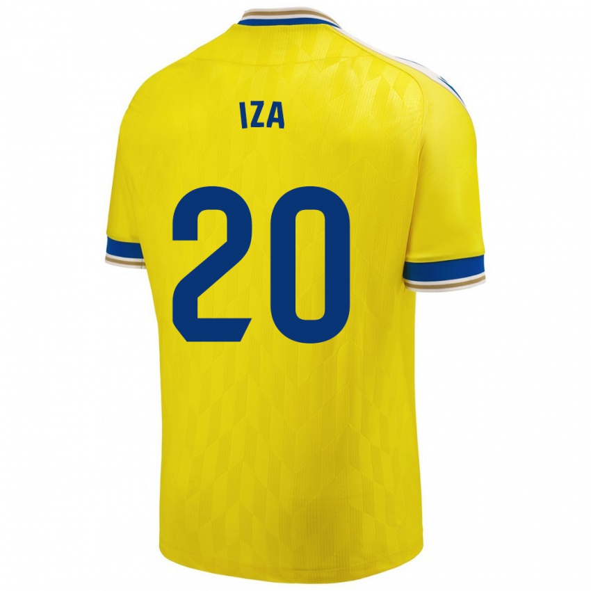 Niño Camiseta Iza Carcelén #20 Amarillo 1ª Equipación 2023/24 La Camisa Perú