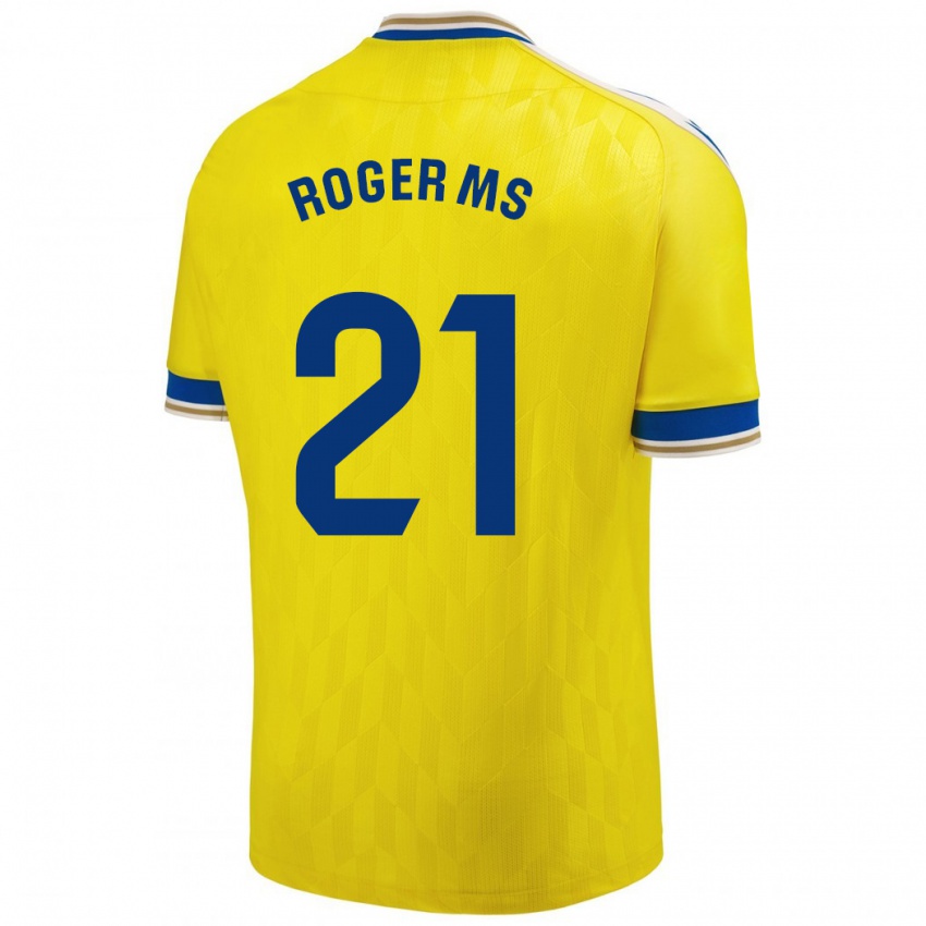 Niño Camiseta Roger Martí #21 Amarillo 1ª Equipación 2023/24 La Camisa Perú