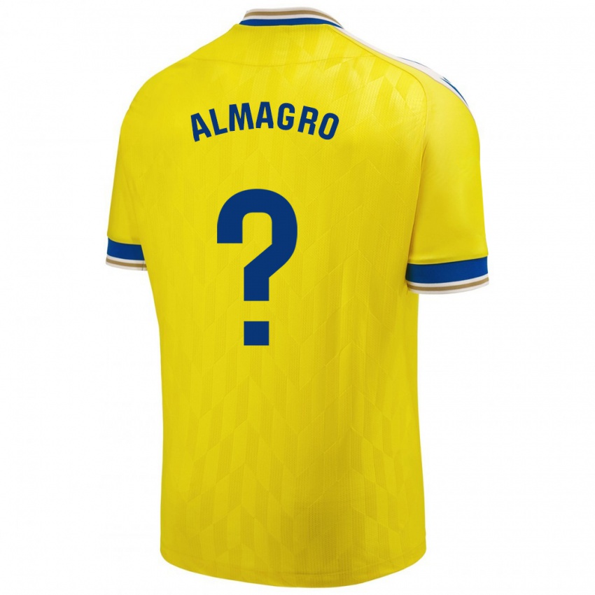 Niño Camiseta Samu Almagro #0 Amarillo 1ª Equipación 2023/24 La Camisa Perú