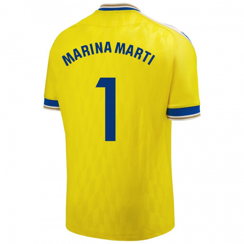 Niño Camiseta Marina Martí #1 Amarillo 1ª Equipación 2023/24 La Camisa Perú