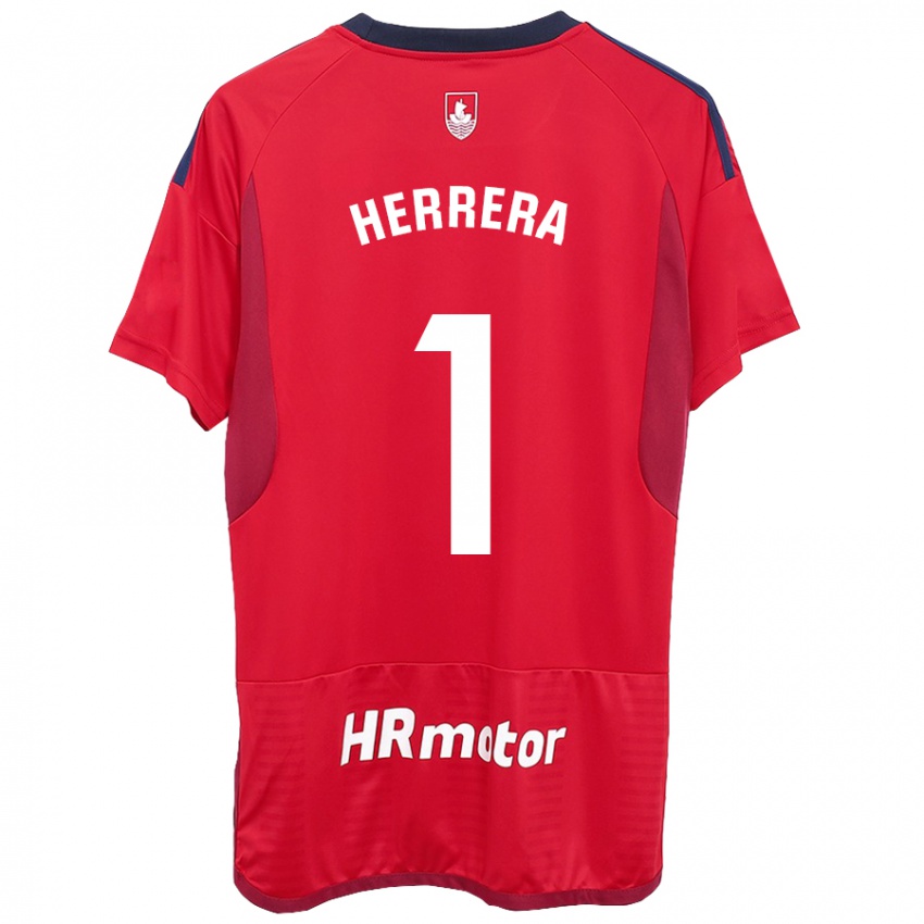 Niño Camiseta Sergio Herrera #1 Rojo 1ª Equipación 2023/24 La Camisa Perú