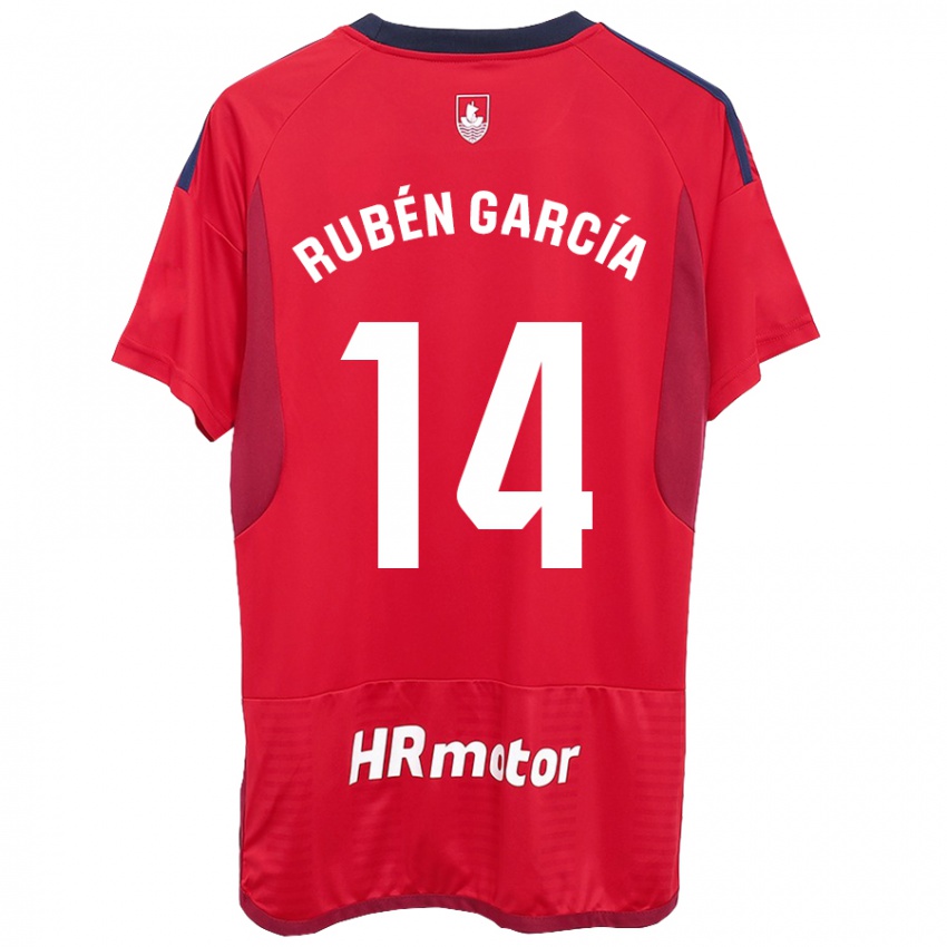 Niño Camiseta Rubén García #14 Rojo 1ª Equipación 2023/24 La Camisa Perú