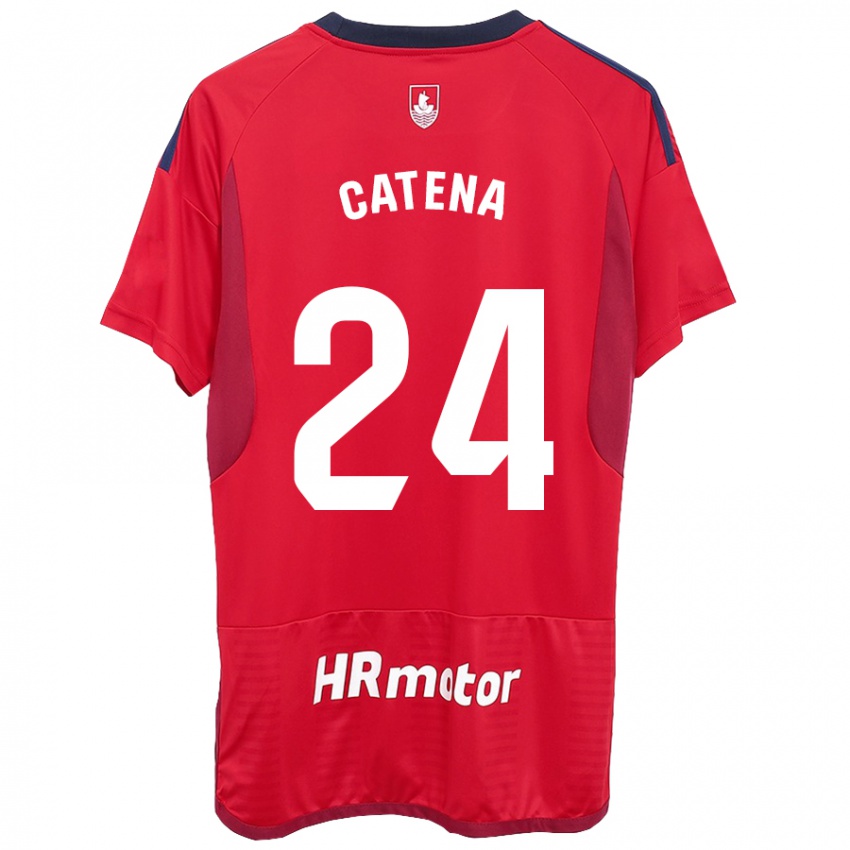 Niño Camiseta Alejandro Catena #24 Rojo 1ª Equipación 2023/24 La Camisa Perú