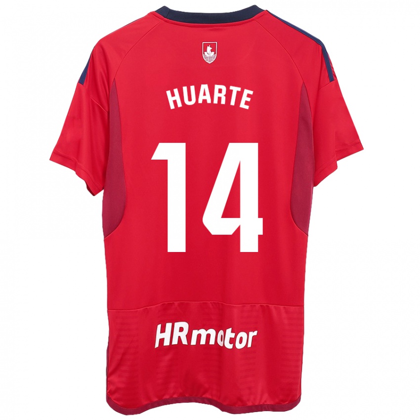 Niño Camiseta Xabi Huarte #14 Rojo 1ª Equipación 2023/24 La Camisa Perú