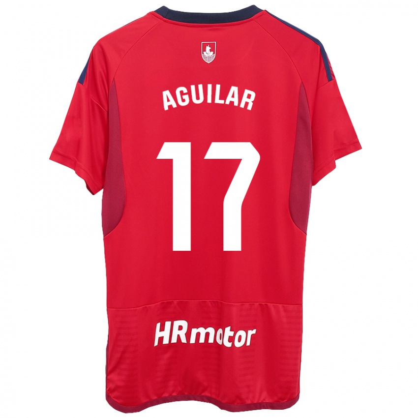 Niño Camiseta Eneko Aguilar #17 Rojo 1ª Equipación 2023/24 La Camisa Perú